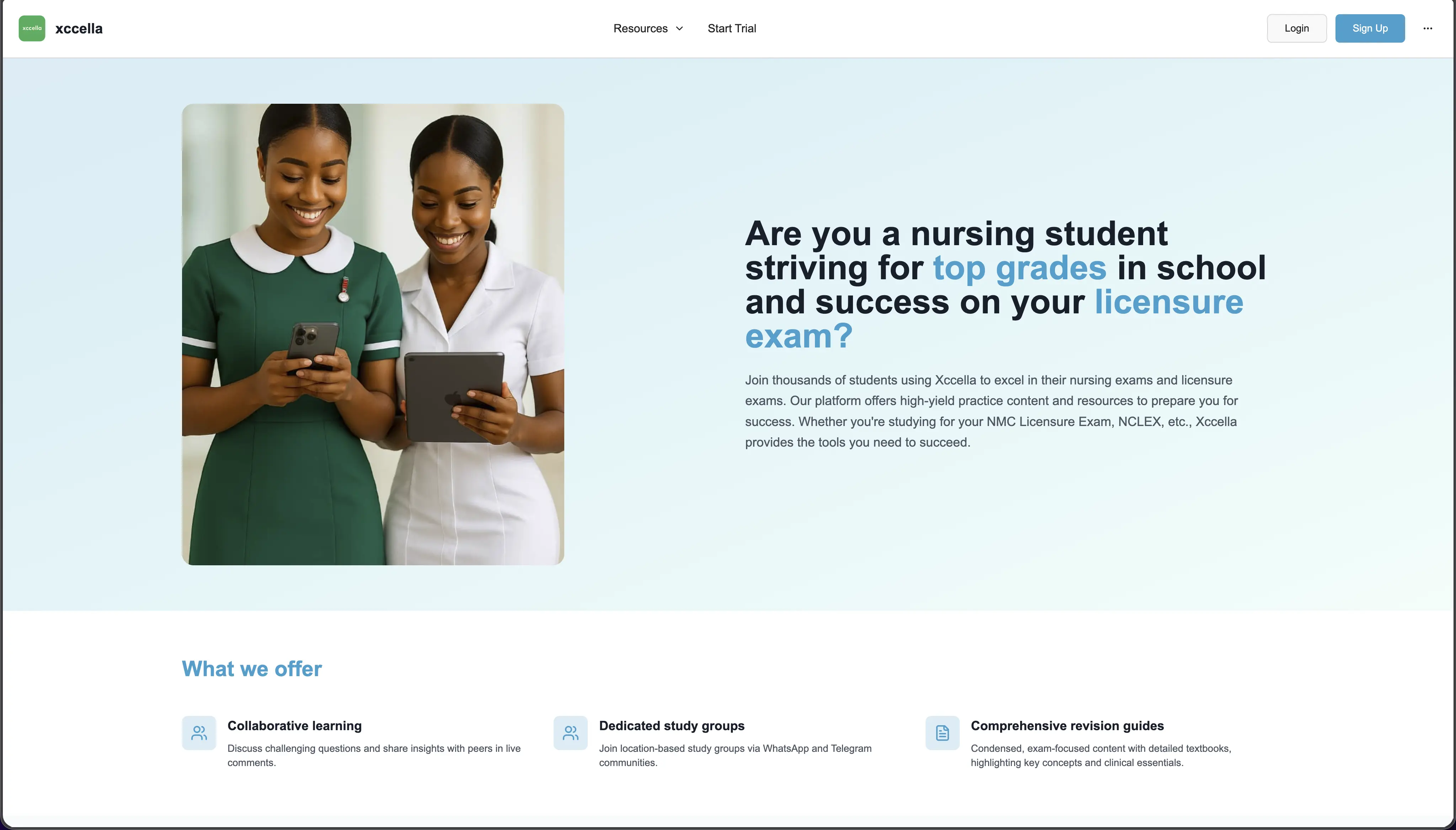 Learning Management System (LMS) for Nursing Students screenshot